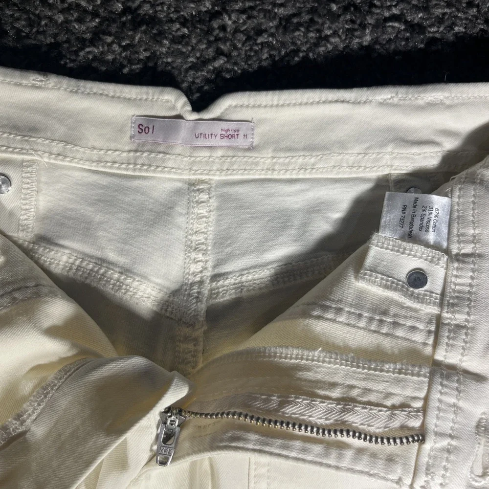 So Utility Short High-Rise Size 11 NWOT‎ White